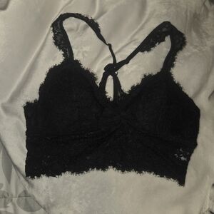 Elegant Black Lace Bralette